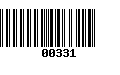 Código de Barras 00331