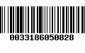 Código de Barras 0033186050828