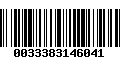 Código de Barras 0033383146041