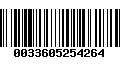 Código de Barras 0033605254264