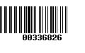 Código de Barras 00336826