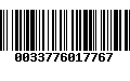 Código de Barras 0033776017767