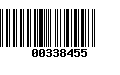 Código de Barras 00338455