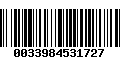 Código de Barras 0033984531727