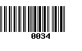 Código de Barras 0034