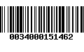 Código de Barras 0034000151462