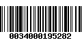 Código de Barras 0034000195282