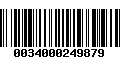 Código de Barras 0034000249879