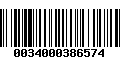 Código de Barras 0034000386574