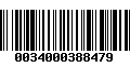 Código de Barras 0034000388479