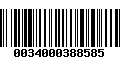 Código de Barras 0034000388585