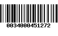 Código de Barras 0034000451272