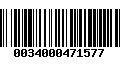 Código de Barras 0034000471577