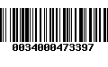 Código de Barras 0034000473397