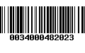 Código de Barras 0034000482023