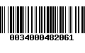 Código de Barras 0034000482061