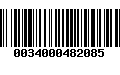 Código de Barras 0034000482085