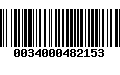 Código de Barras 0034000482153