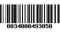 Código de Barras 0034000493050