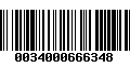 Código de Barras 0034000666348