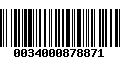 Código de Barras 0034000878871