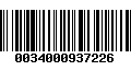 Código de Barras 0034000937226