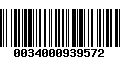 Código de Barras 0034000939572