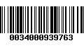 Código de Barras 0034000939763