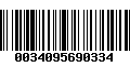 Código de Barras 0034095690334