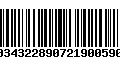 Código de Barras 00343228907219005906