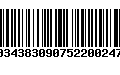 Código de Barras 00343830907522002479