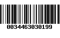 Código de Barras 0034463030199