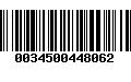 Código de Barras 0034500448062