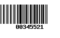 Código de Barras 00345521