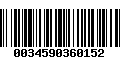 Código de Barras 0034590360152