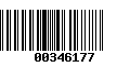 Código de Barras 00346177