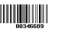 Código de Barras 00346689