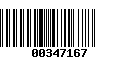 Código de Barras 00347167