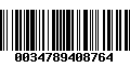Código de Barras 0034789408764