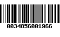 Código de Barras 0034856001966