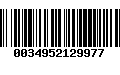 Código de Barras 0034952129977