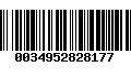 Código de Barras 0034952828177