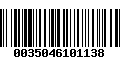 Código de Barras 0035046101138