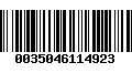 Código de Barras 0035046114923