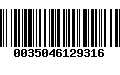 Código de Barras 0035046129316