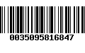 Código de Barras 0035095816847