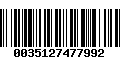 Código de Barras 0035127477992