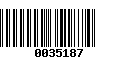 Código de Barras 0035187