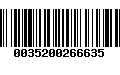 Código de Barras 0035200266635