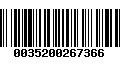 Código de Barras 0035200267366